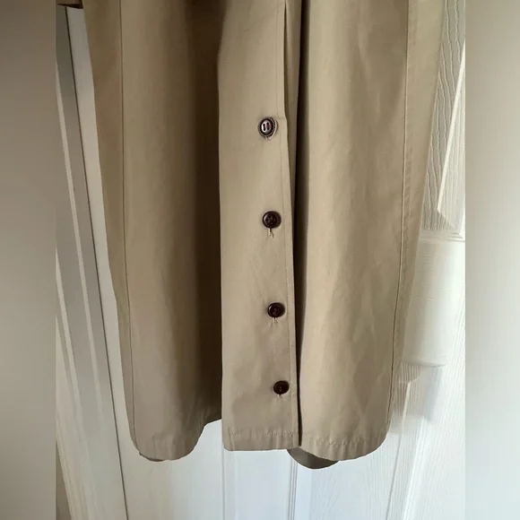 Vintage etienne aigner tan trench coat - Picture 8 of 10